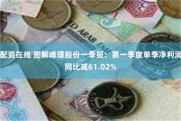 配资在线 图解峰璟股份一季报：第一季度单季净利润同比减61.02%