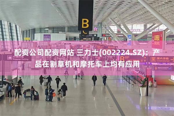 配资公司配资网站 三力士(002224.SZ)：产品在割草机