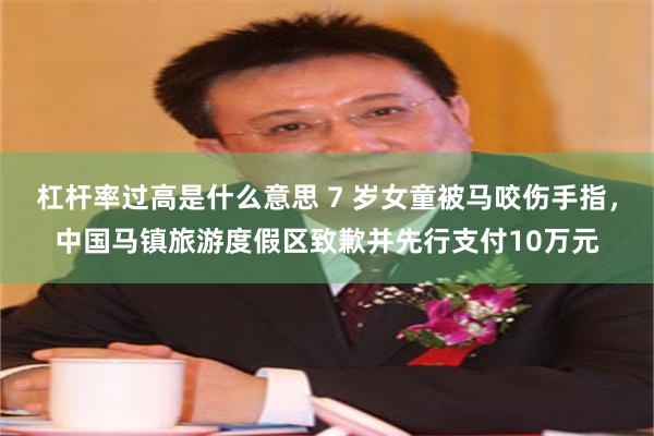 杠杆率过高是什么意思 7 岁女童被马咬伤手指，中国马镇旅游度假区致歉并先行支付10万元